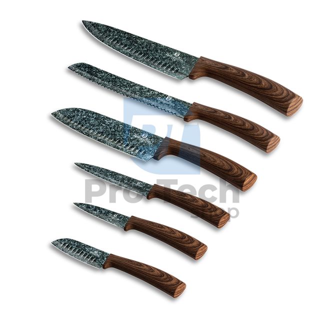 6dílná sada kuchyňských nerezových nožů ORIGINAL WOOD 20855