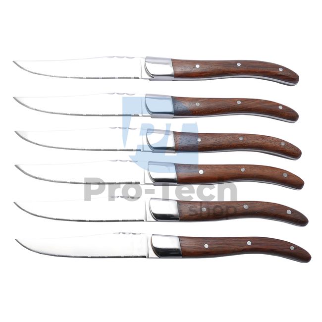 6dílná sada steakových nožů s dřevěnou rukojetí LAGUIOLE BY BERLINGER HAUS 20966
