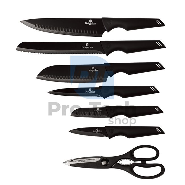 7dílná sada kuchyňských nerezových nožů BLACK 20466