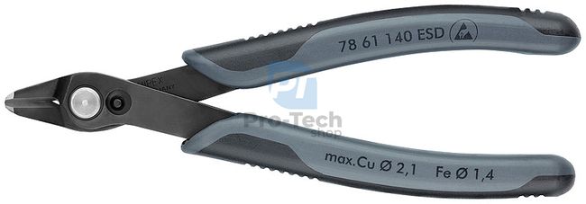Electronic Super Knips® XL kleště ESD počerněné 140 mm KNIPEX 13474
