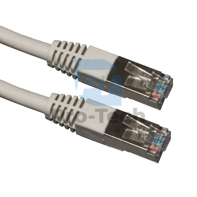 Kabel FTP CAT 6 Patchcord RJ45, 10m, šedý 72512