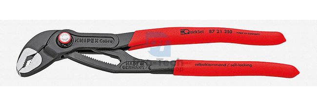 Nastavitelné kleště Cobra® QuickSet 250 mm s máčenými rukojeťmi KNIPEX 08356