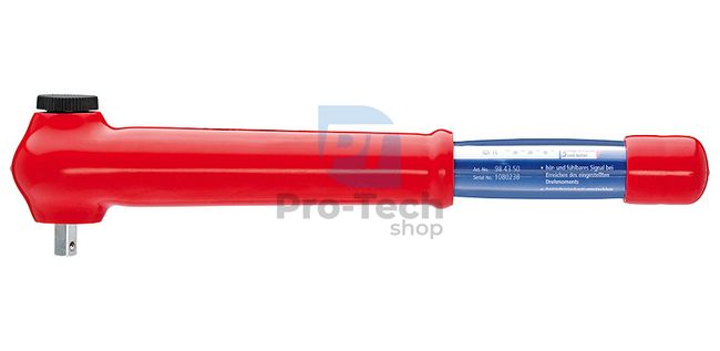 Momentový klíč s vodícím čtyřhranem 1/2" přepínatelný 385 mm KNIPEX 08928