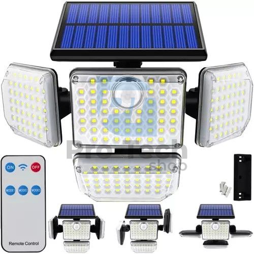 Solární lampa 181 LED s externím panelem Izoxis 75176